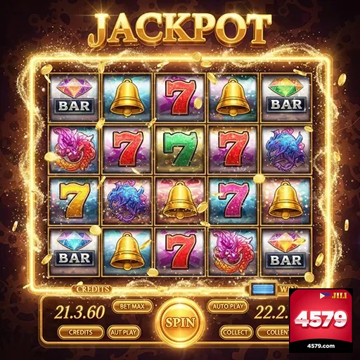 Exciting slot game interface on mobile device